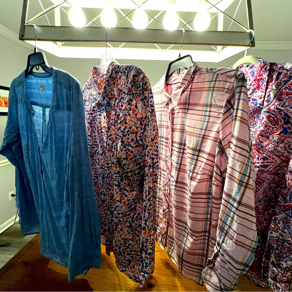 Talbots 2xl button down shirts